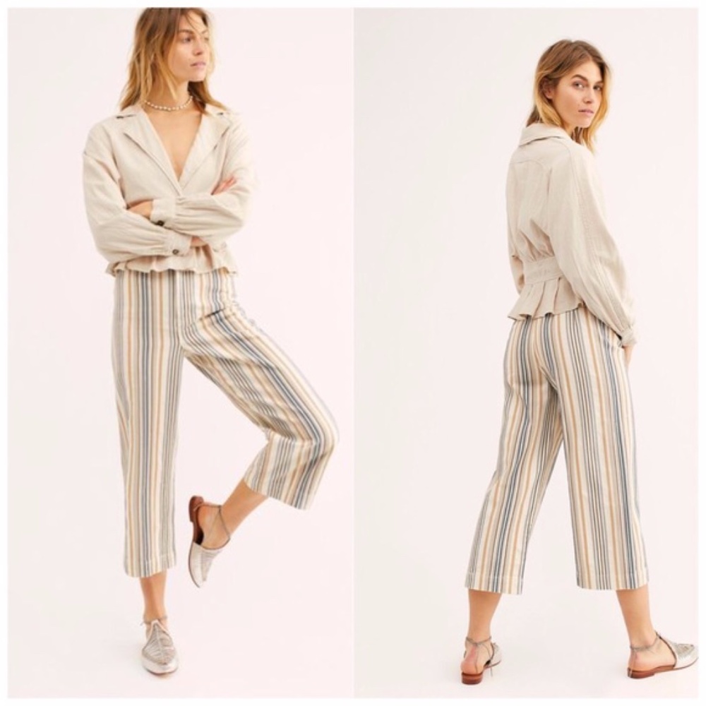NWOT We The Free Patti Stripe Pants